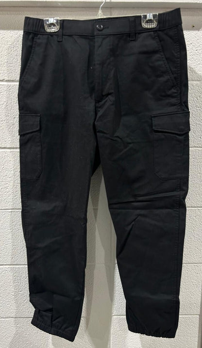 UNIQLO Men's Cargo Jogger Pants Black Size L