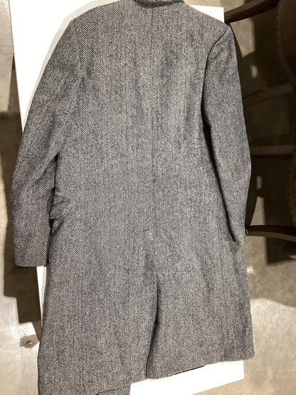 Vintage Long Wool Coat for Men
