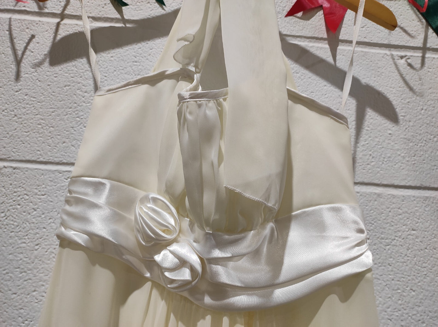 Nu-Mode Blanche White Maxi Dress Size S
