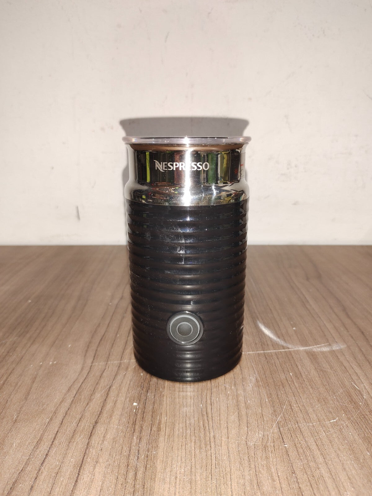 Nespresso Aeroccino 3 Mousseur à lait Noir Modèle 3694 Tasse de rechange avec fouet