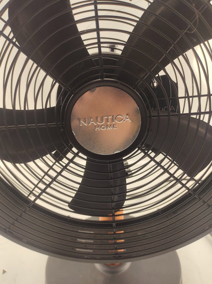 Nautica Black Pedestal Table Fan