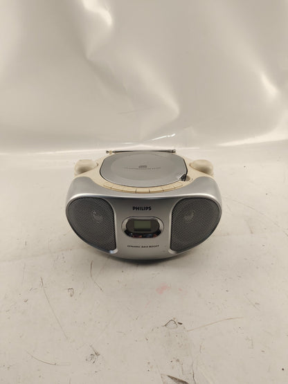 Philips AZ102S Radio/ CD Player  - White - Working Tested