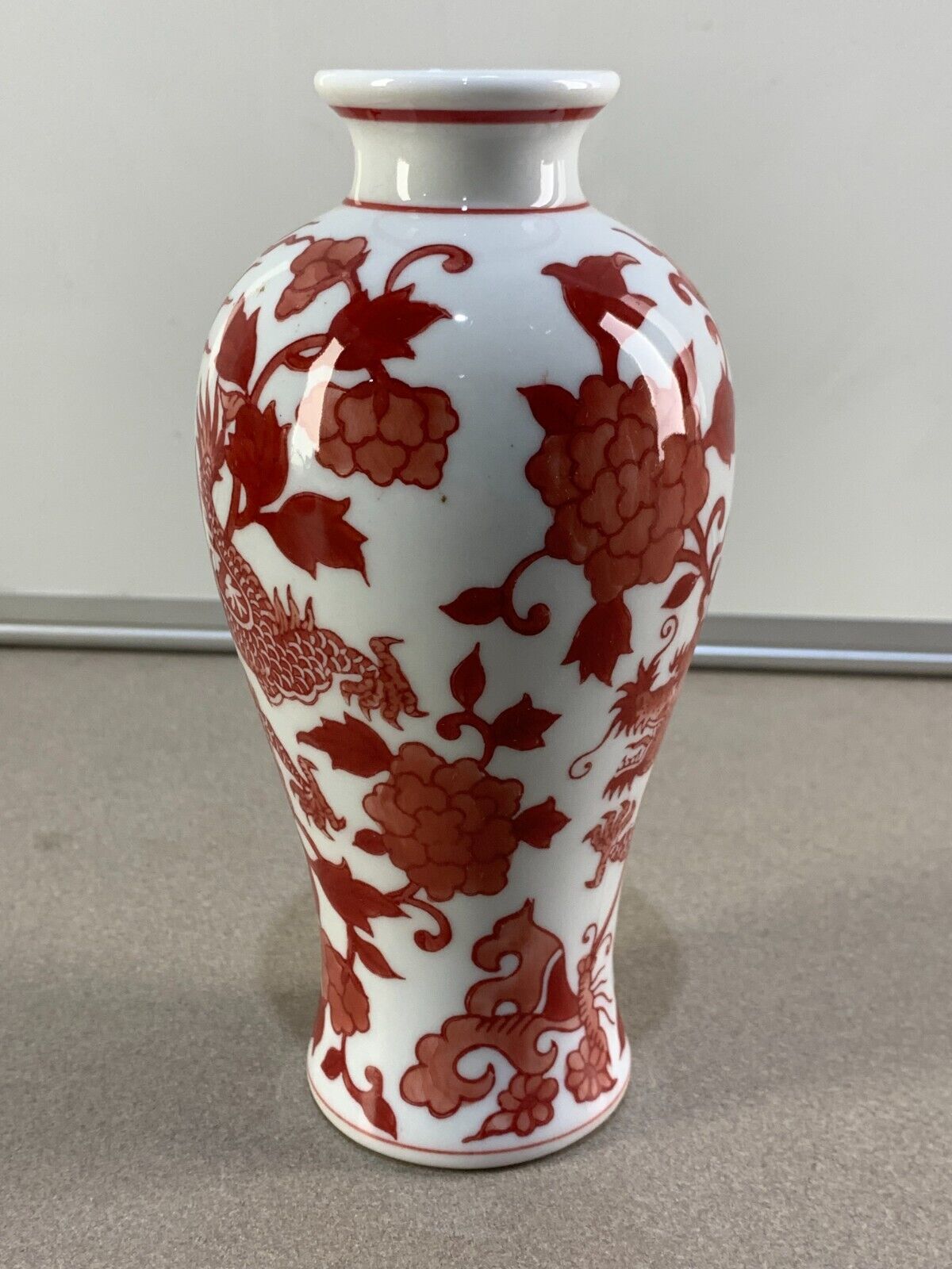 Oriental Ceramic Dragon Vase