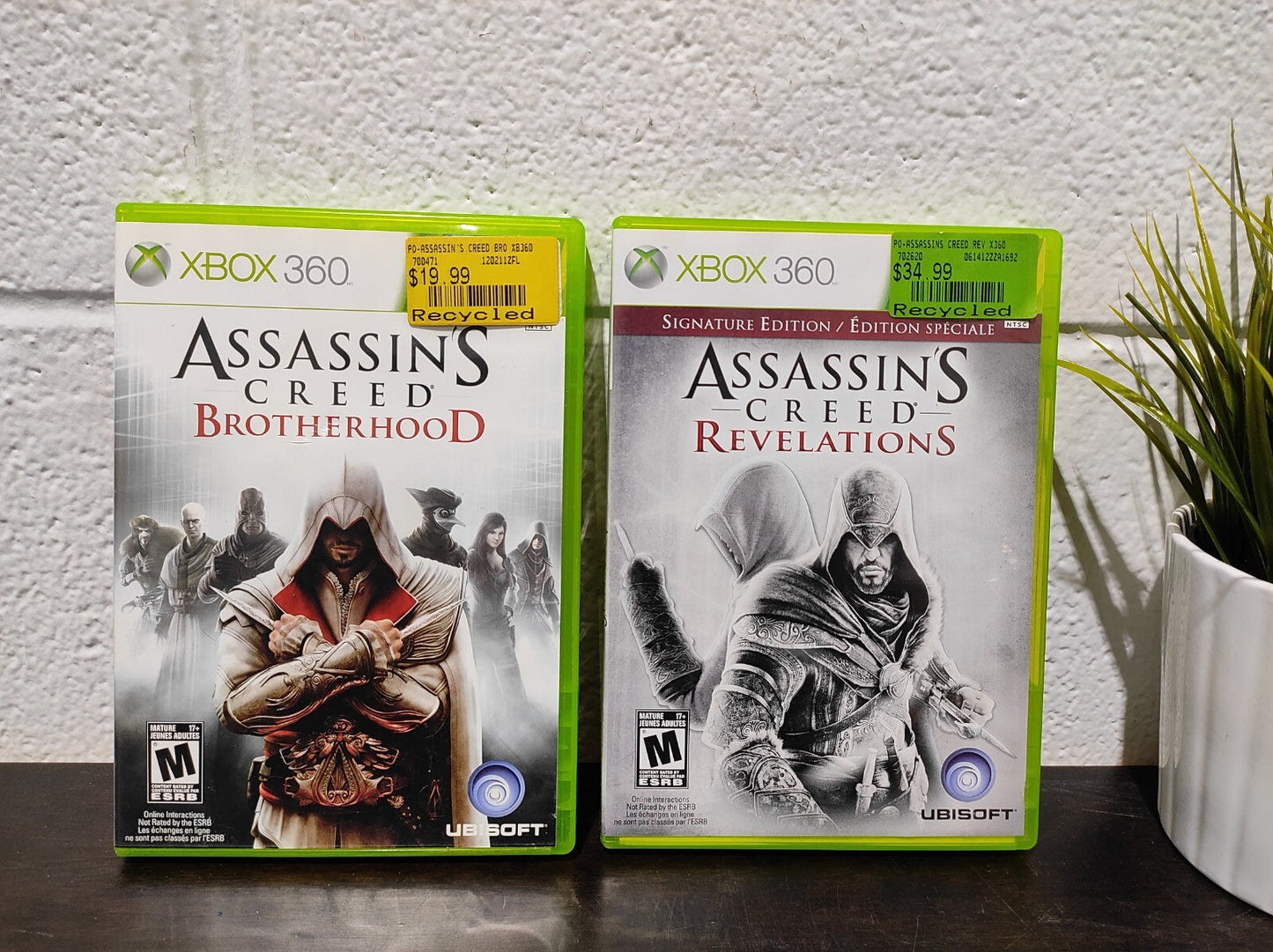 XBOX 360 Assassins Creed Video Games Brotherhood & Revelations