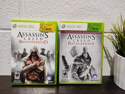 XBOX 360 Assassins Creed Video Games Brotherhood & Revelations