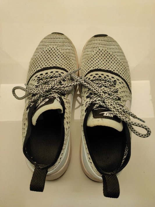 Nike Women's Air Max Thea Ultra Fly knit Light Gray White Sneaker Shoes (US-6.5)