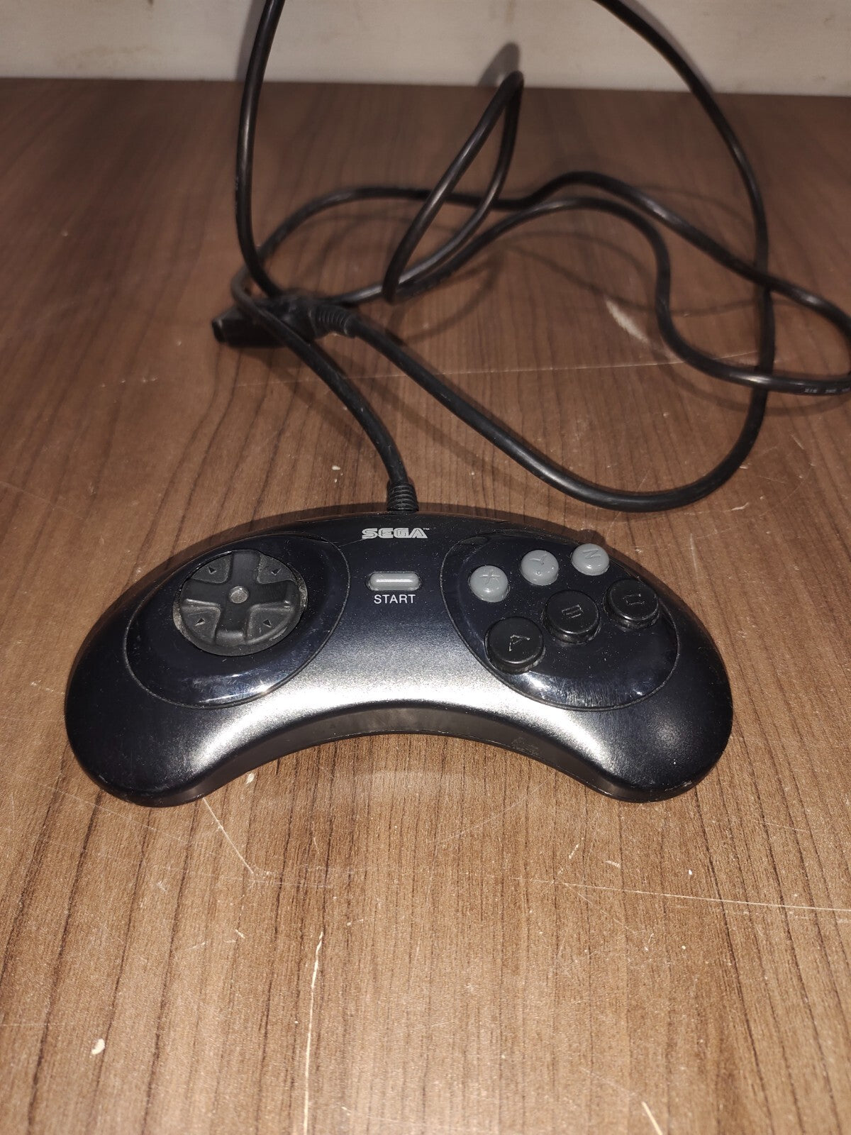 Sega Genesis Original Six 6 Button Controller OEM Model MK-1653 - 1