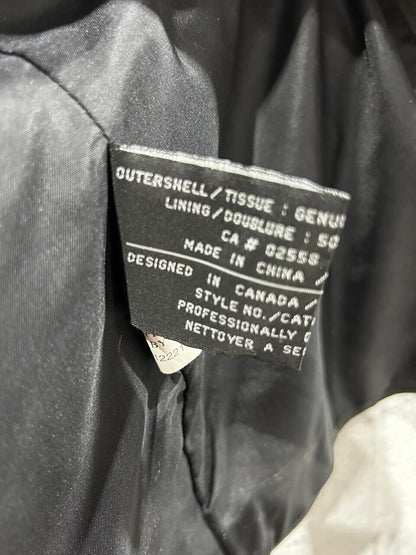 Danier Canada Women's Black Genuine Leather Jacket Size 12