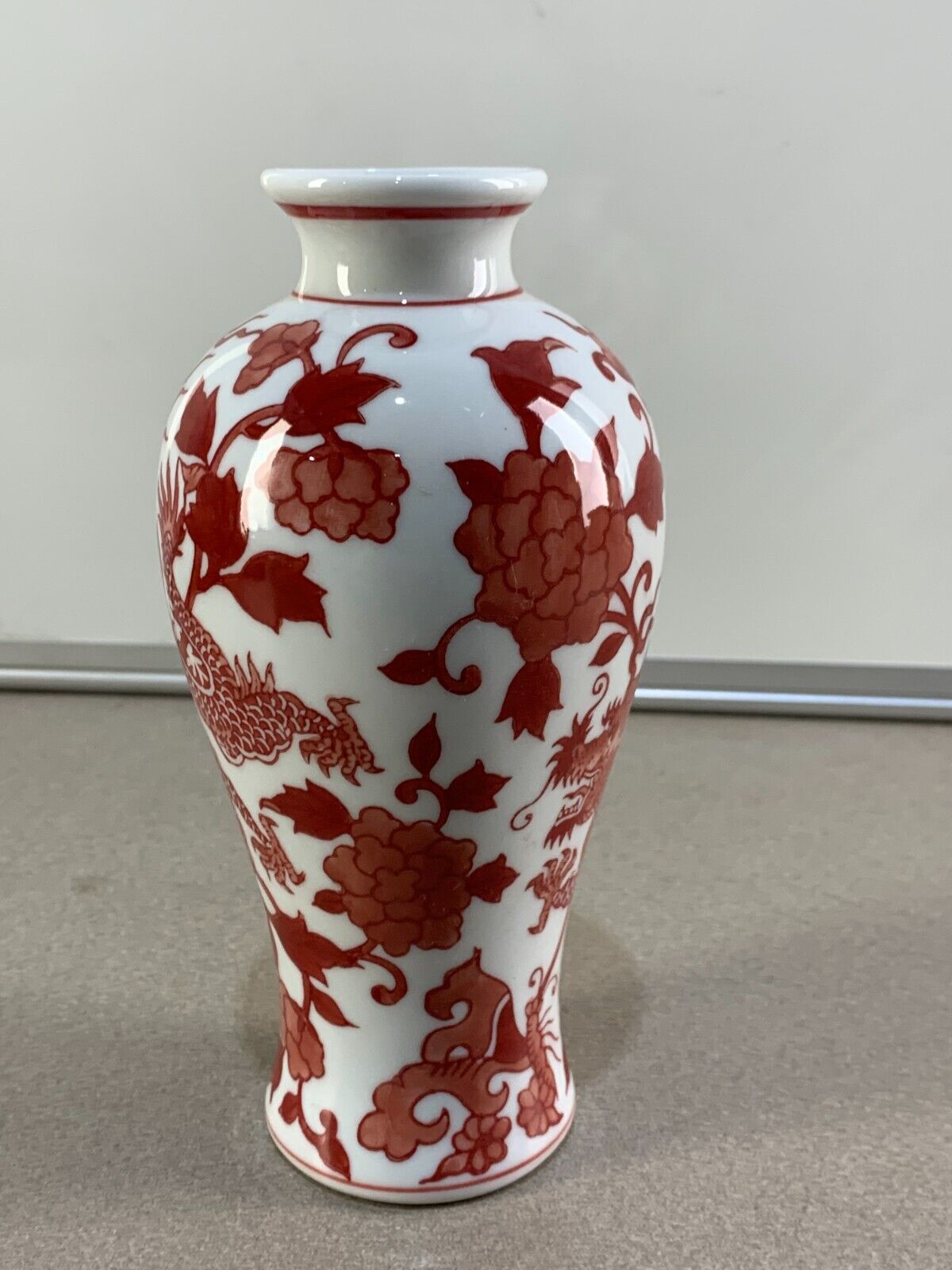 Oriental Ceramic Dragon Vase