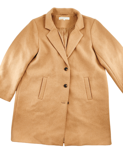 Cleo Camel Coat Size XXL