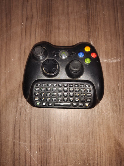 Microsoft Xbox 360 Wireless Controller Black With Chatpad