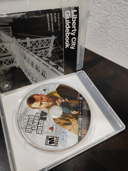 Grand Theft Auto IV PS3 Game (Sony PlayStation 3) Authentic With Map