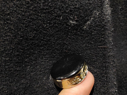 Kate Spade Black Wool Blend Coat w/ Bow Pockets Size- L