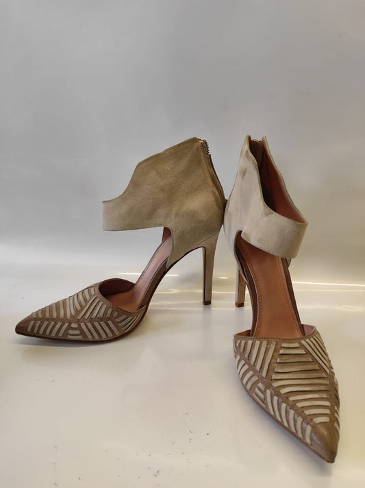 Sigerson Morrison Womens Pointed Toe Sandals 8.5