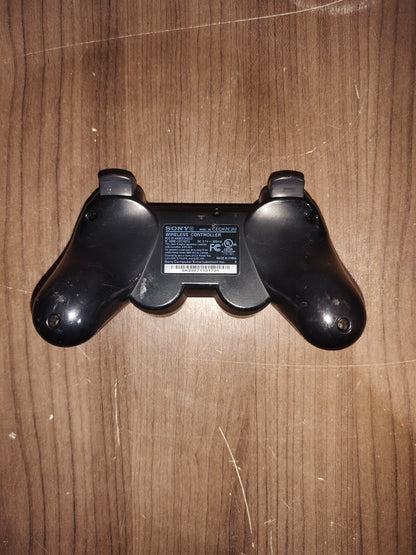 Sony Playstation 3 PS3 Genuine OEM Dualshock PS3 Black Controller - 1