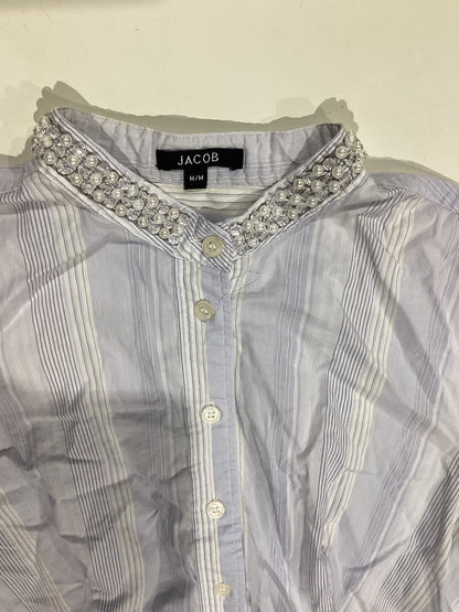 Women Shirt Pearl Collar