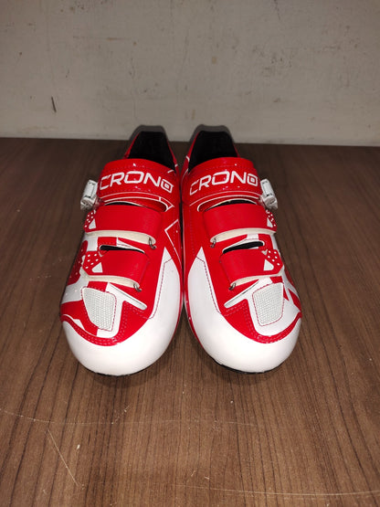 Crono Nylon Cycling Shoes - White - Size - 42 (EUR)