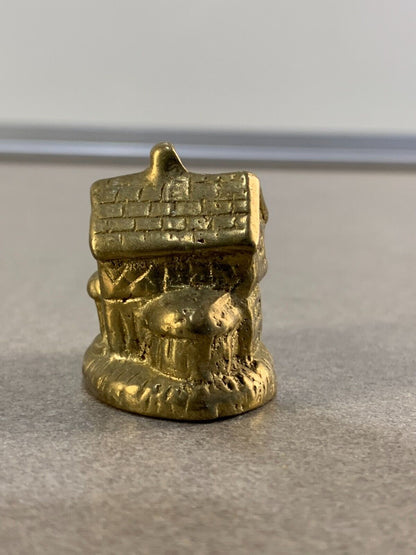 Miniature Solid Brass House.