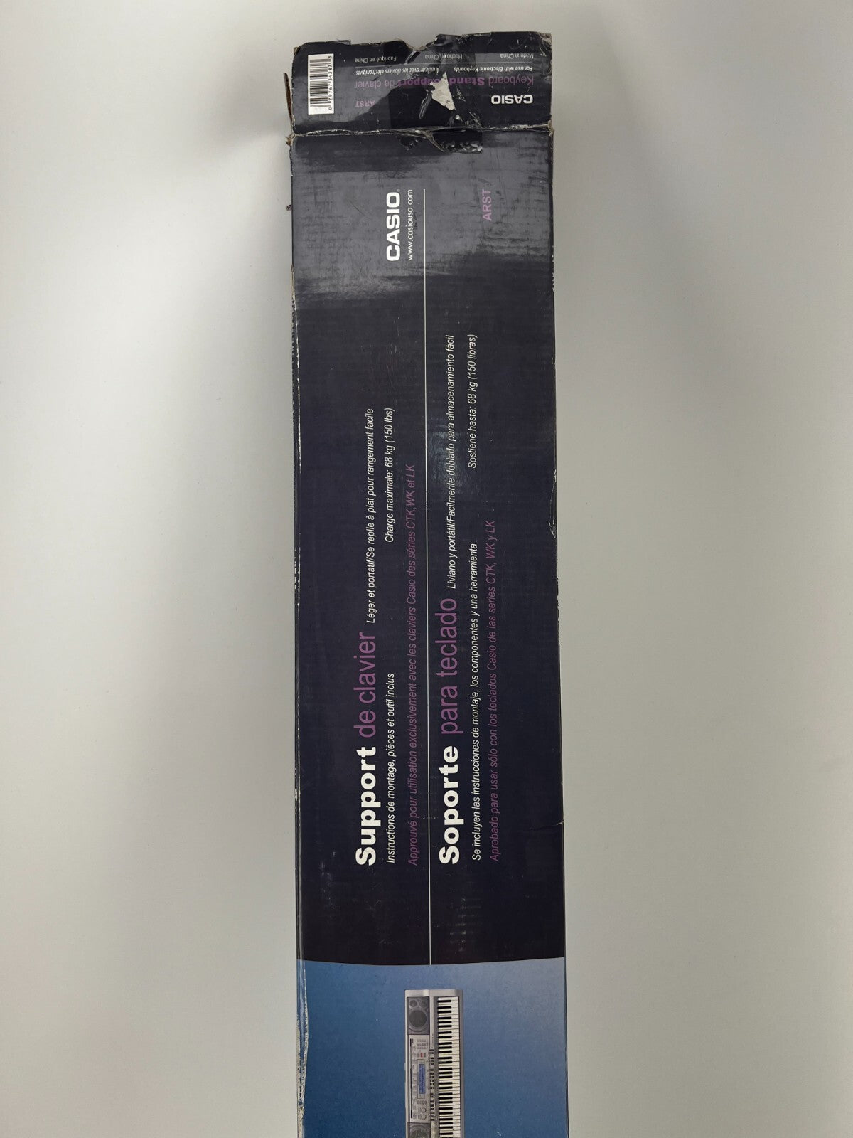 Casio Electronic Keyboard Stand Open Box Adjustable