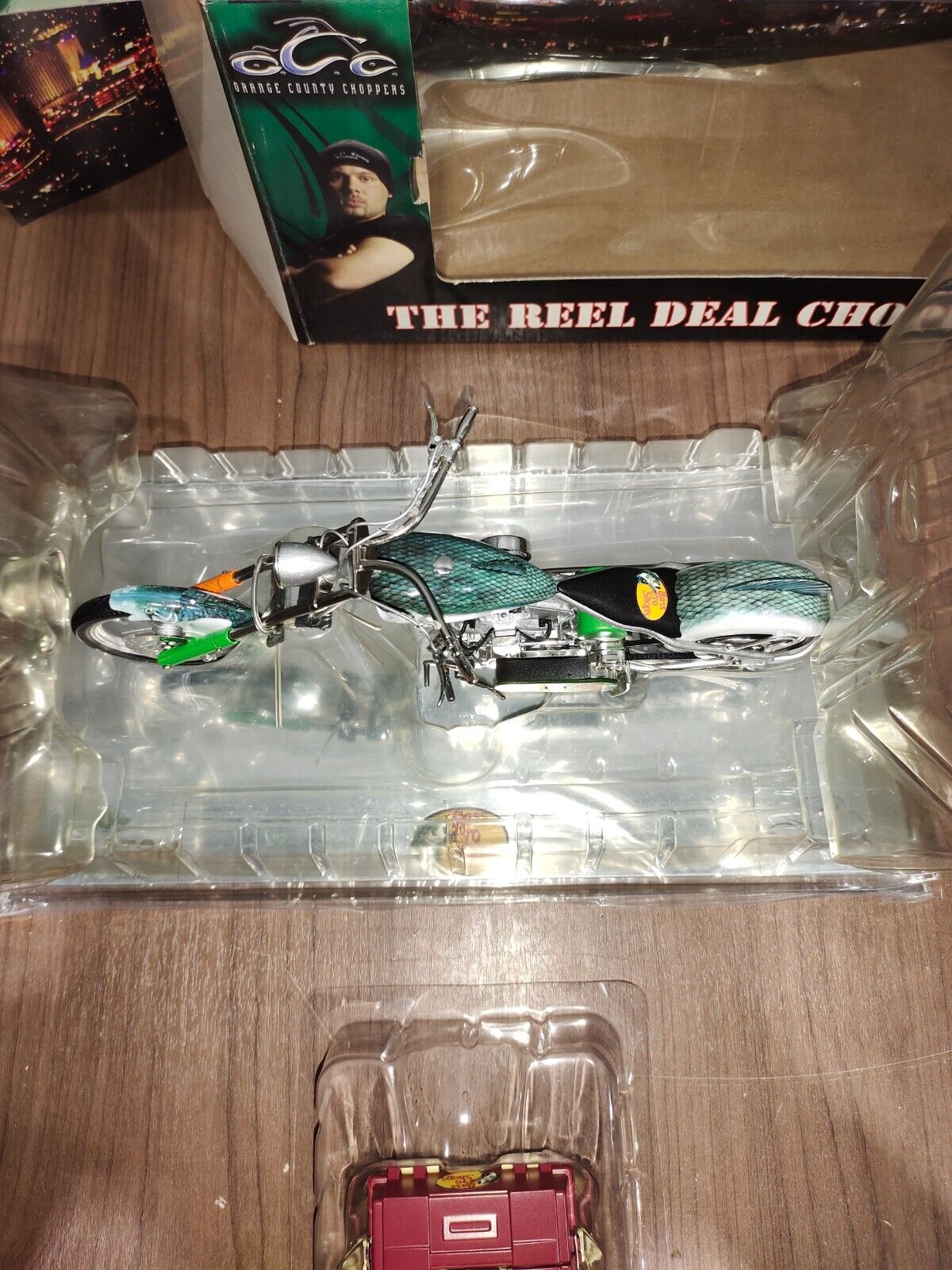 Bass Pro Shops/OCC ~ The Reel Deal Chopper ~ Die-Cast 1/10 Scale  New In Box T60