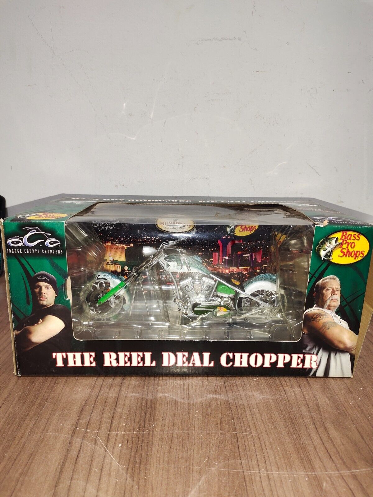 Bass Pro Shops/OCC ~ The Reel Deal Chopper ~ Die-Cast 1/10 Scale  New In Box T60