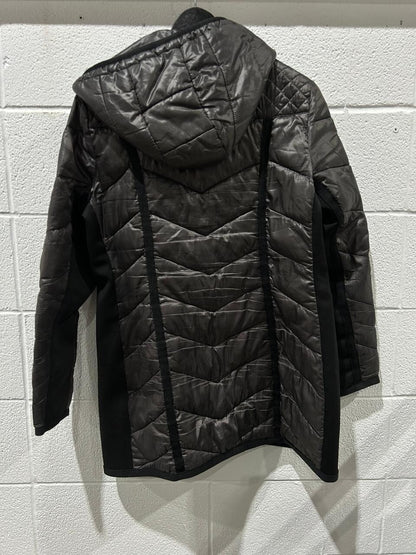 Guess Women's Puffer Black Jacket Size XL