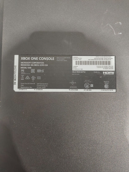 Microsoft Xbox One Console With Power Cord