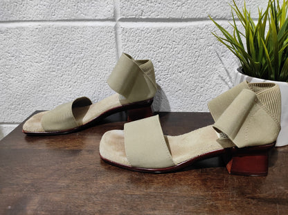 San Miguel Rare Steam Punk Stretchy Sandals Size-5