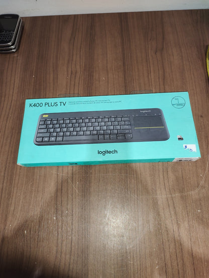 Logitech - K400 Plus TKL Wireless Membrane Keyboard for PC/TV/Laptop/Tablet