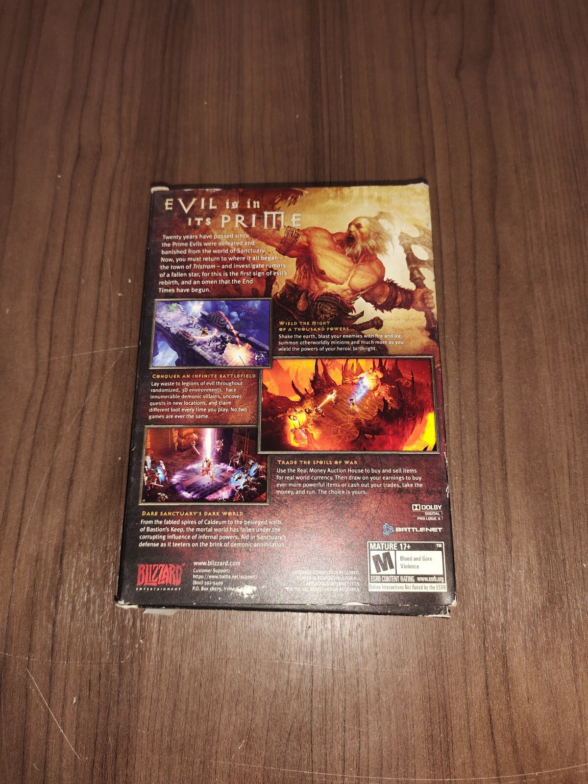 Vintage 1995/1996 Diablo 1 PC CD-ROM Computer Game Windows 95 Macintosh Original