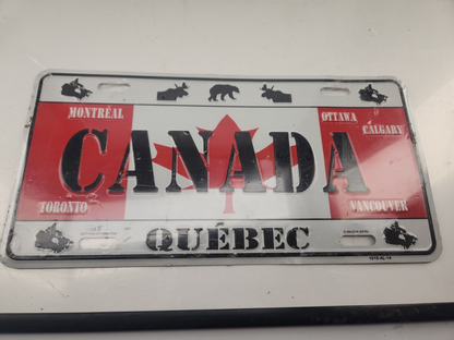 Canada License Plate