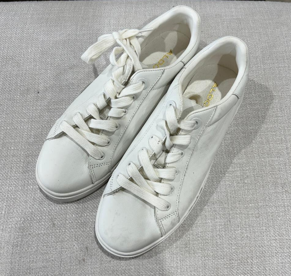 Aldo Women's Low Top White Sneakers Size 7