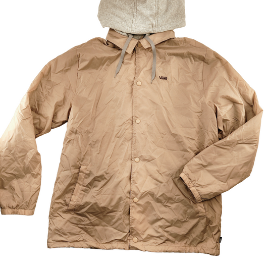 Vans Tan Hooded Jacket Men's Size XL