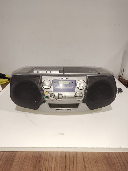 Sony CFD-V17 Portable Stereo Boombox AM FM CD Cassette