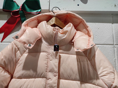 No Boundaries Women's Cropped Puffer Jacket