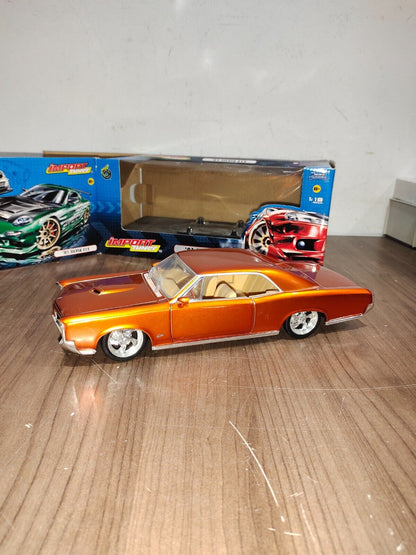 Hot Wheels Whips West Coast Customs 1966 Pontiac GTO 1:18 Scale Diecast Car
