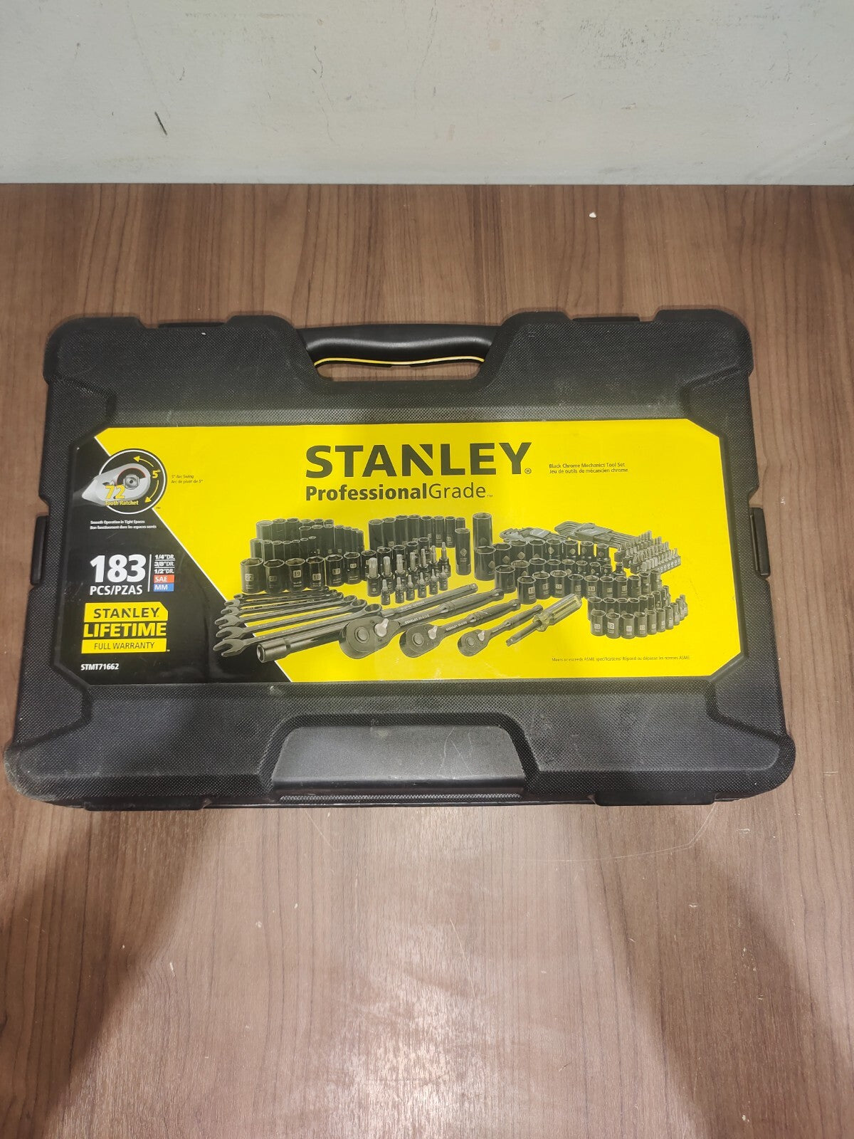 Stanley STMT71662 Pro Grade Black Chrome Socket Set - 183 Pieces