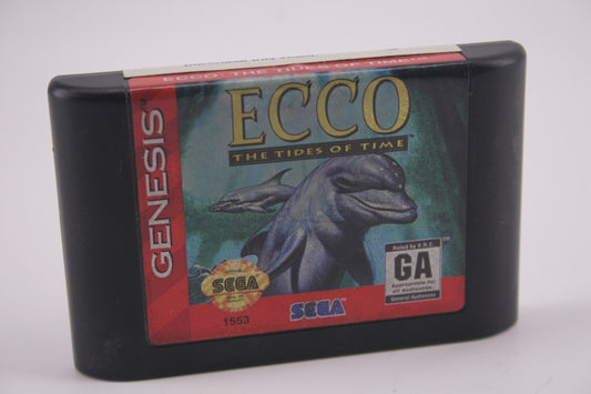 Ecco The Tides of Time (Sega Genesis 1994) Cartridge Only