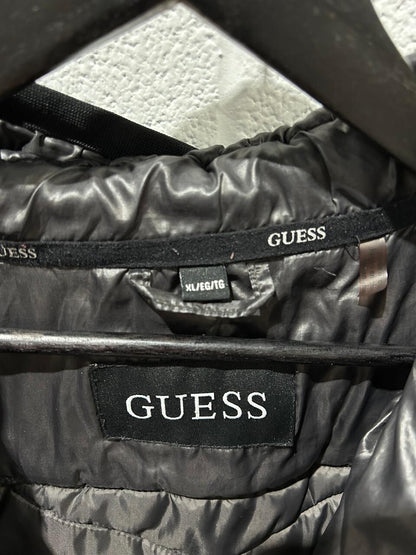 Guess Women's Puffer Black Jacket Size XL