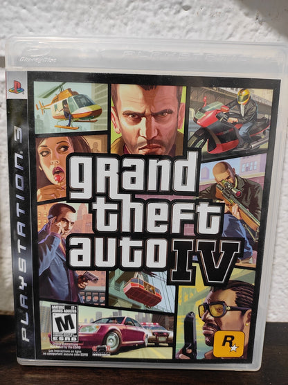 Grand Theft Auto IV PS3 Game (Sony PlayStation 3) Authentic With Map