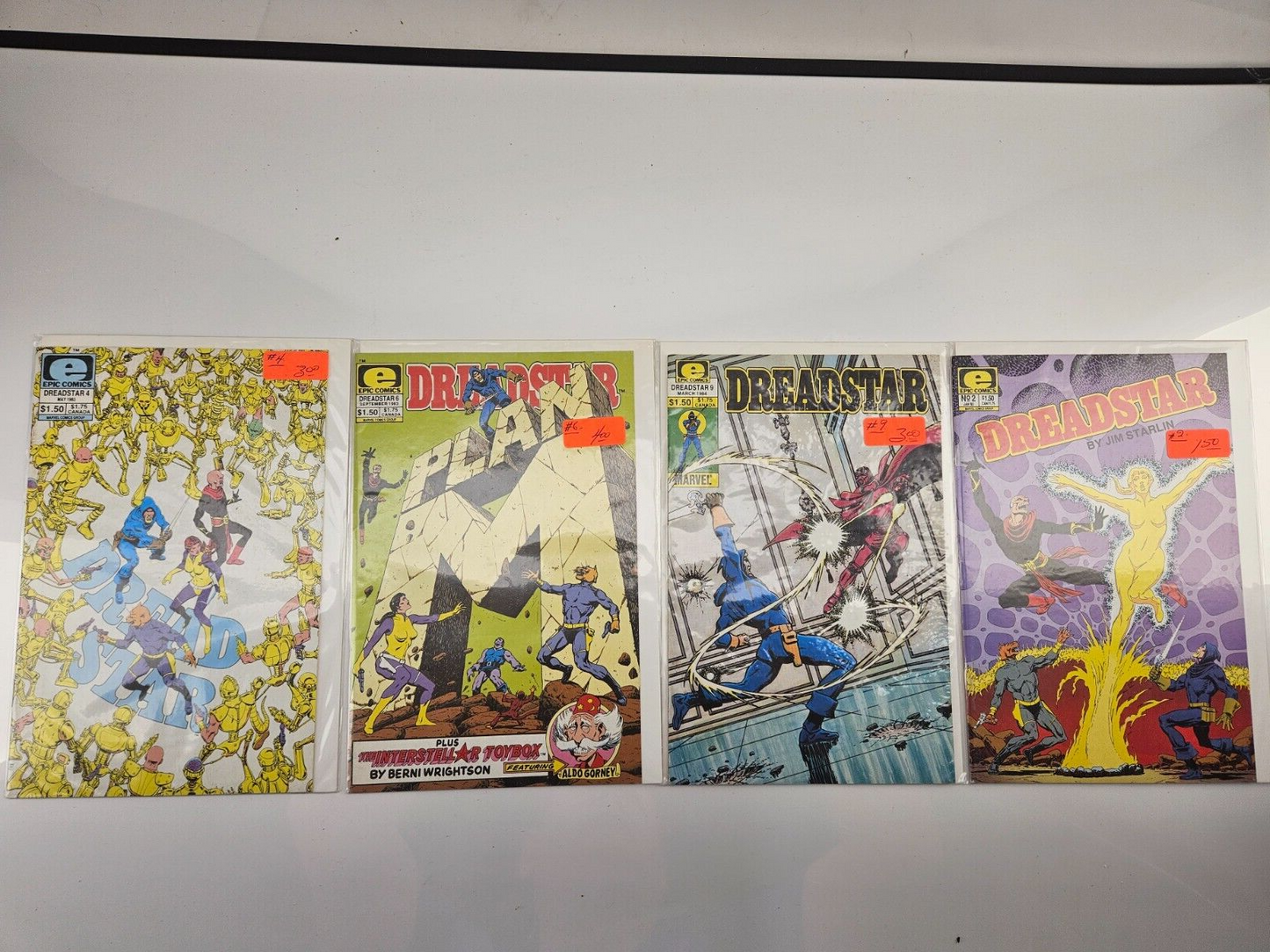 Dreadstar Comic Book Lot of 14 - Vintage Epic Comics Collection