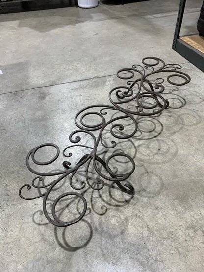 Low Spiral Metal Plant Stand