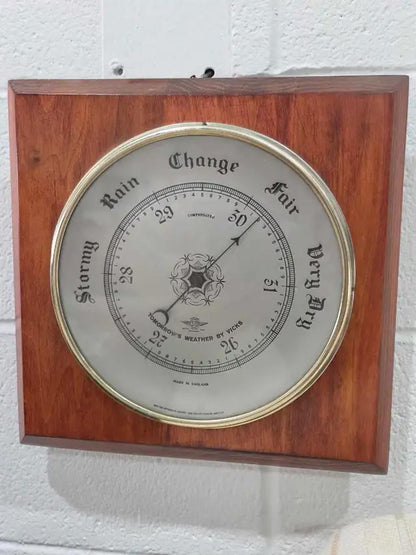 Vintage Tomorrows Weather By Vicks Barometer