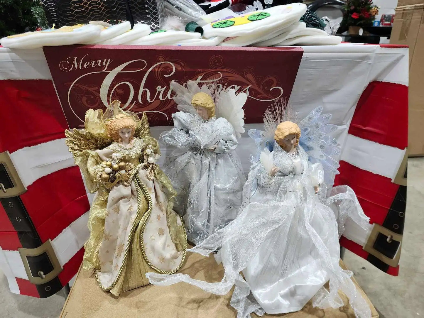 Angel Christmas Tree Topper Decorations - 3 Available