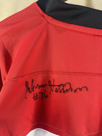 Reebok CFL Calgary Stampeders Jersey Signed by #76 (Size L)
