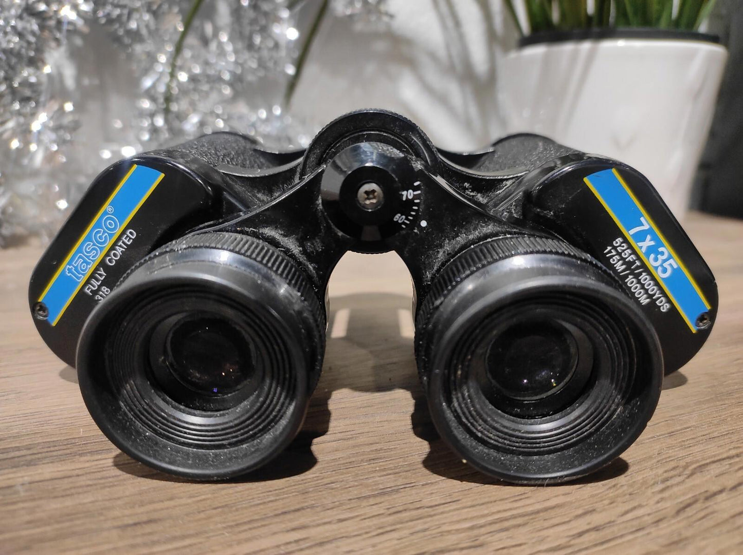 Vintage Tasco 304 Fully Coated 7x35 346 Ft/1000 Yards 115m/1000m Binoculars