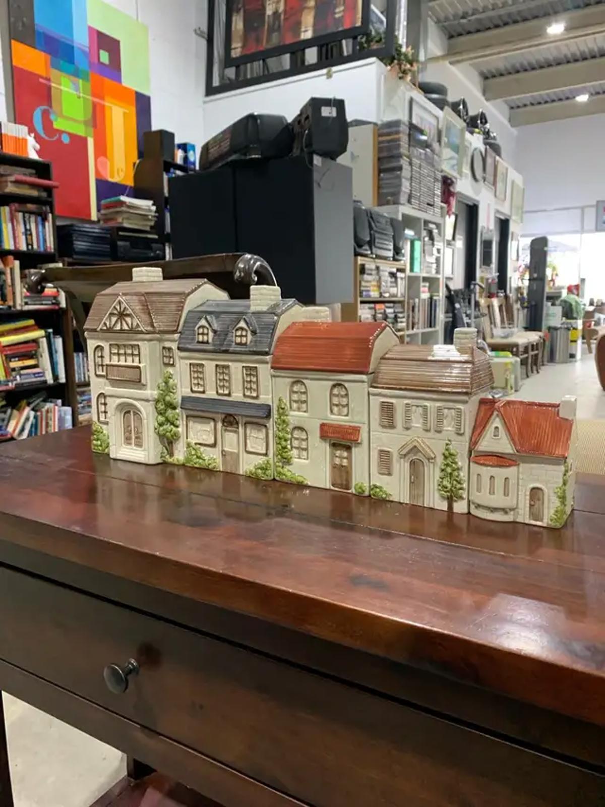 Ceramic Houses for Kitchen Storage
