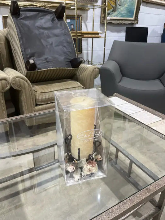 Brand new Claire de lune tall candle