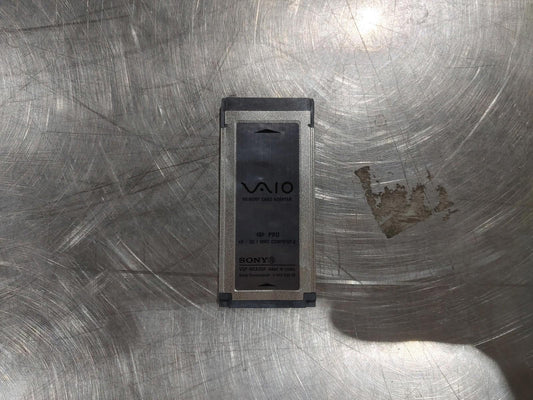Sony VAIO Memory Card Adapter VGP-MCA20A Silver/Grey Untested - Fair