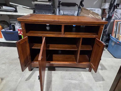 Ashley Signature Oak TV Stand